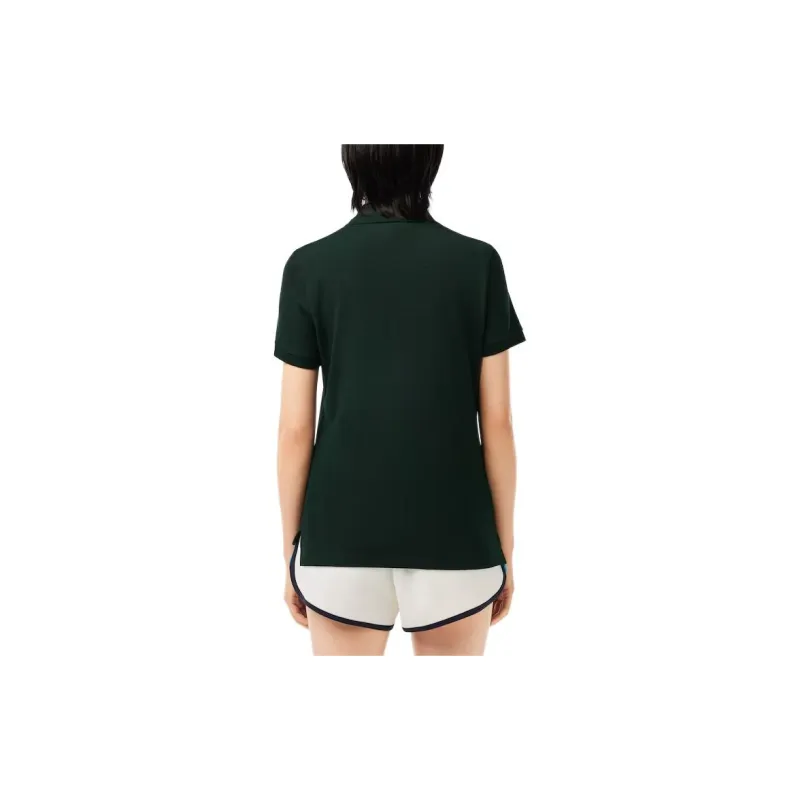 LACOSTE Polo Shirt Women's Medium Pea Green-2