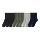 3 Black+3 Army Green+2 Light Gray+2 Navy Blue