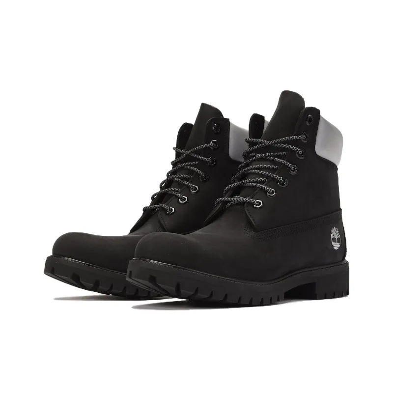 Timberland 6' Boot Dtlr Black Silver-2