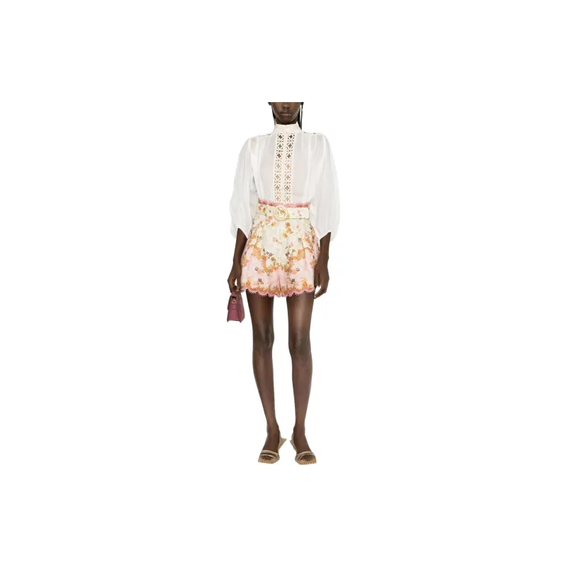 Zimmermann Casual Shorts Women's White-1