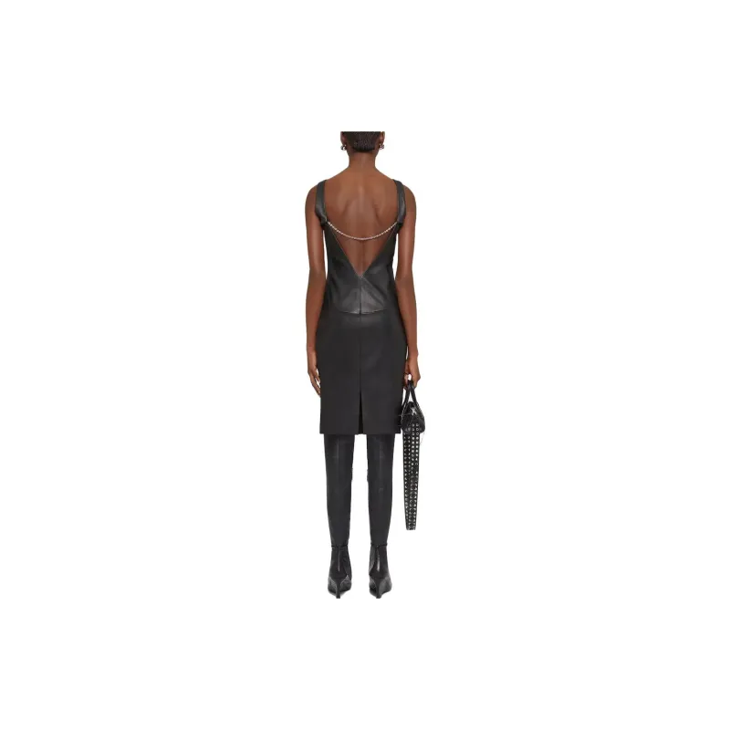 Givenchy Sleeveless Dresses Women's Black-3