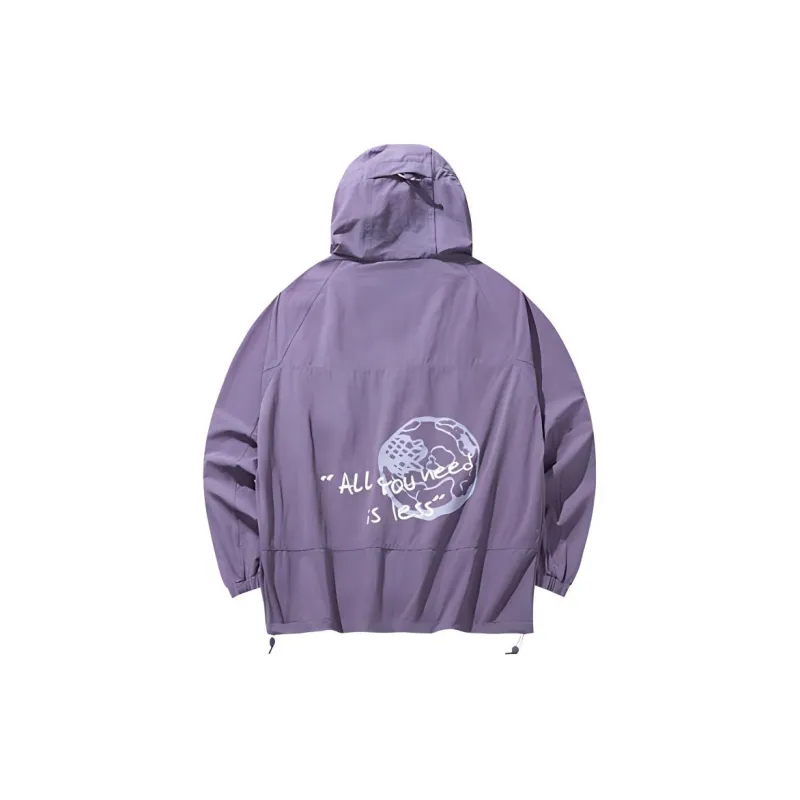 Anta Life Collection Trench Coat Men's Dusk Cloud Purple-1