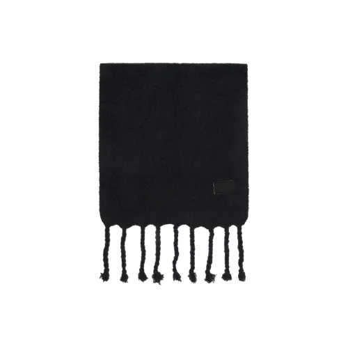 ADER ERROR Polyacrylonitrile Knit Scarves Men's Black