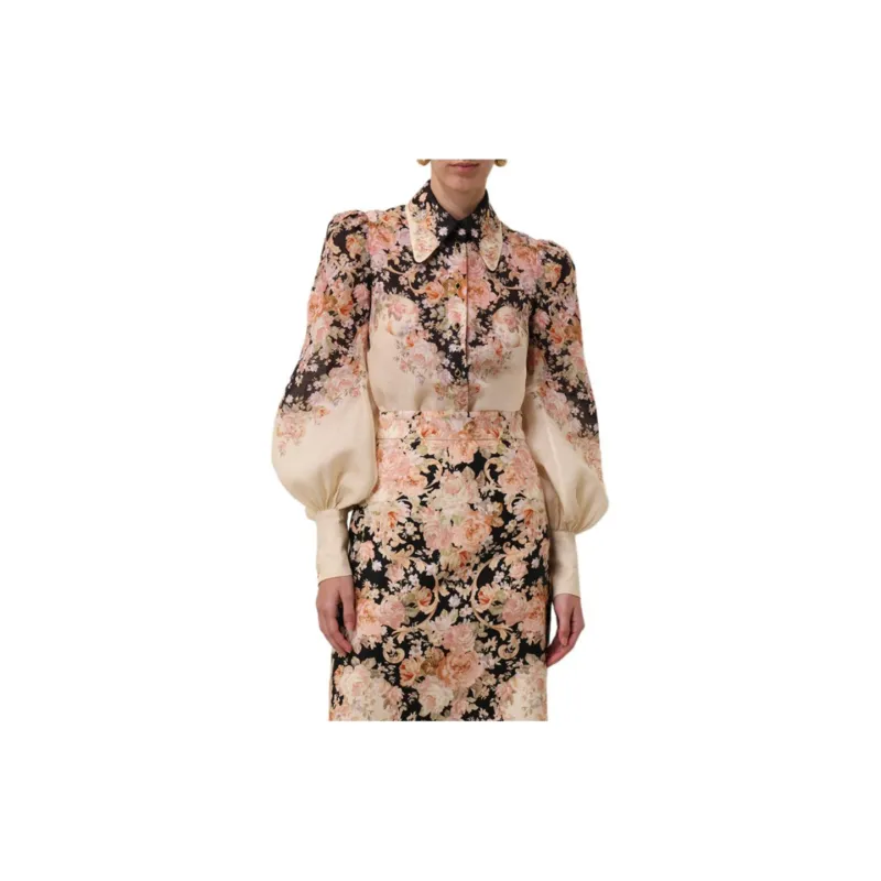 Zimmermann FW24 Shirt Women's Milk Tea Beige-4