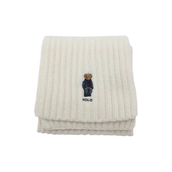 Ralph Lauren Wool Knit Scarves Women's White
