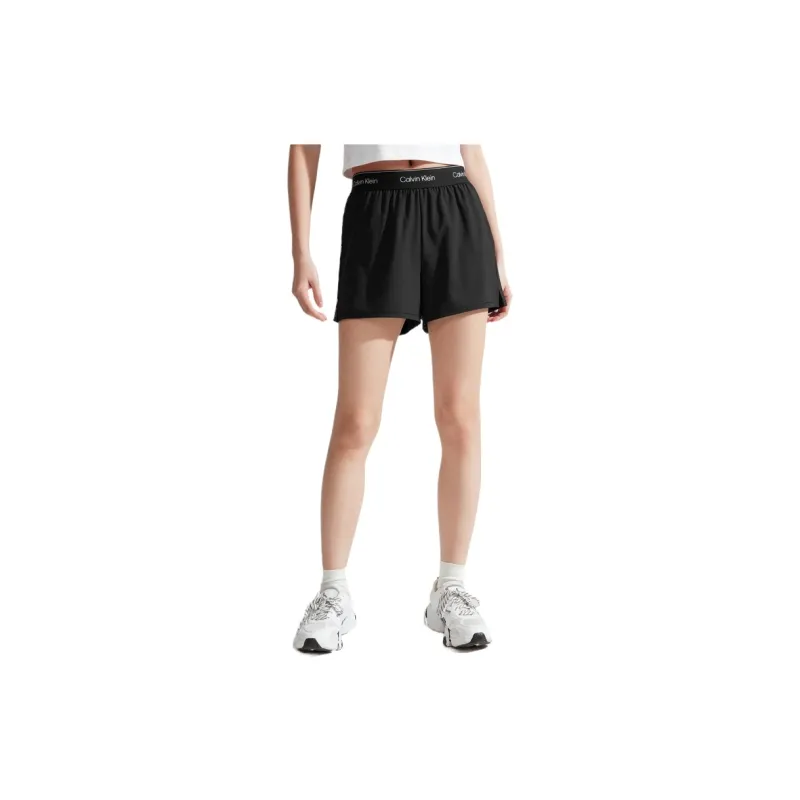 CALVIN KLEIN Casual Shorts Women's Space Black-2