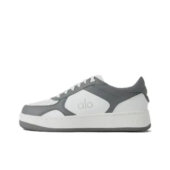Alo Yoga Recovery Mode Abrasion Resistant Breathable Low Top Skateboard Shoes Unisex White Gray