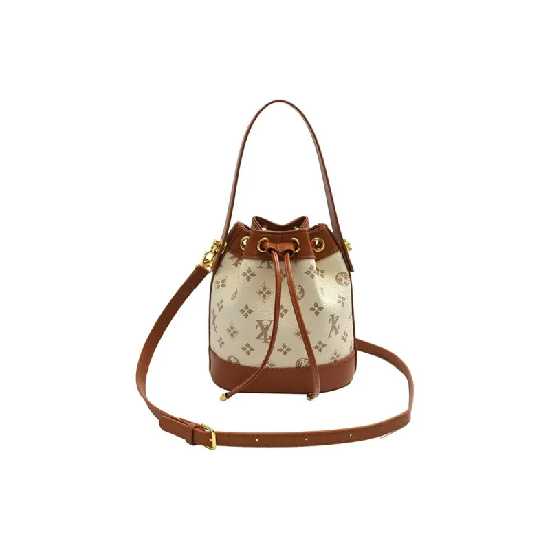 JANE KLAIN Synthetic Leather Handbag Crossbody Bag Regular Women's Brown & Ecru/Brown & Coffee/Black & Khaki-0