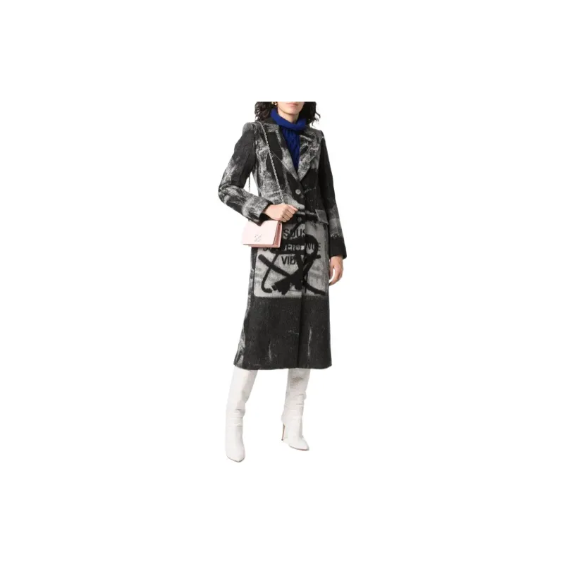 OFF-WHITE Coats Women's Black-1