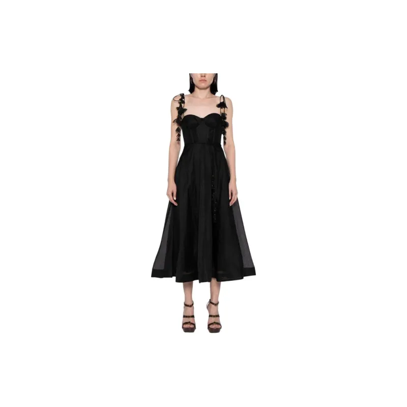 Zimmermann SS24 Slip Dresses Women's Black-1