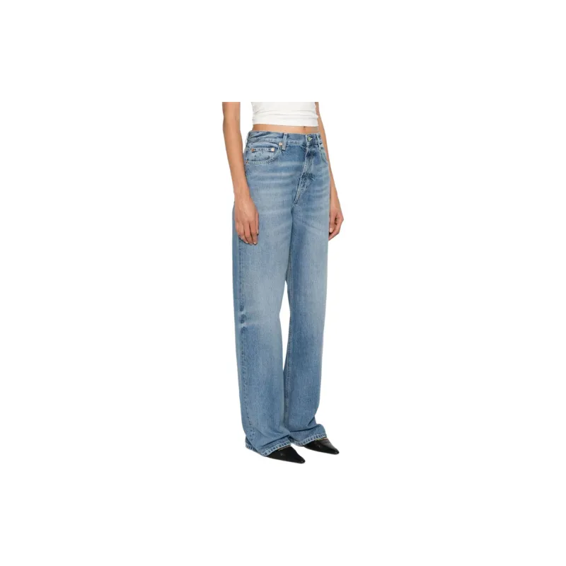 Dondup Francine Low rise Wide leg Jeans-3