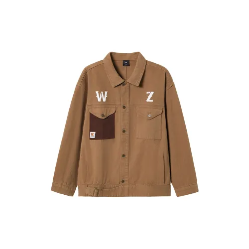 WAYNEXZAVIER Jackets Men Khaki