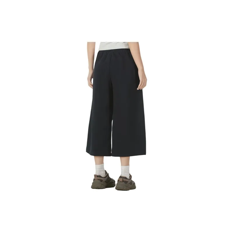 Under Armour Rival Fleece Crop Wide Leg Knitted Sweatpants Women's Black-2