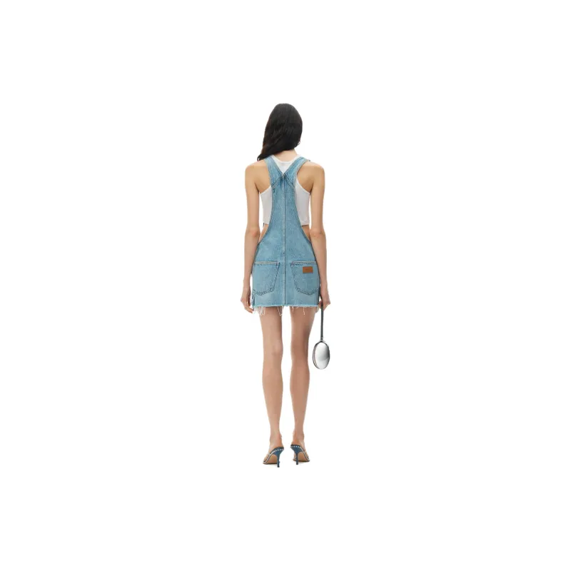 Alexander Wang SS24 Sleeveless Dress Women's Indigo-2