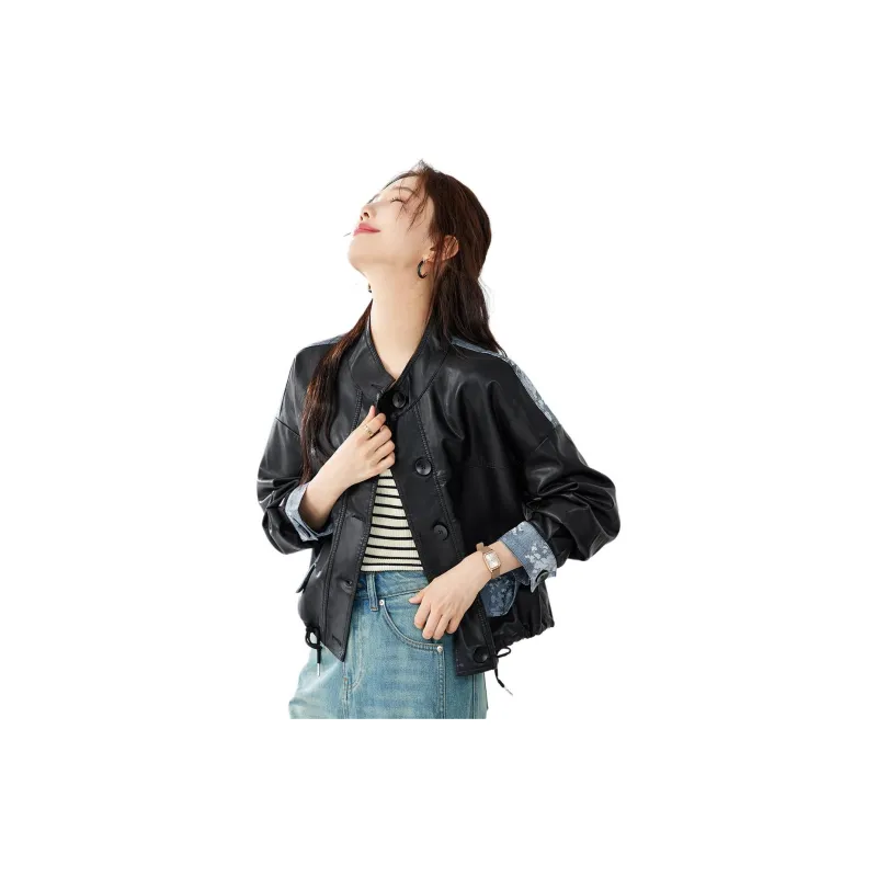 TERRE BLEUE Jackets & Coats Women's Black-2