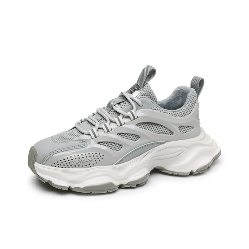 Wooden Rabbit Cushioning Anti-Slip Wear-Resistant Breathable Height Increasing Low-Top Chunky Sneakers Men's-5