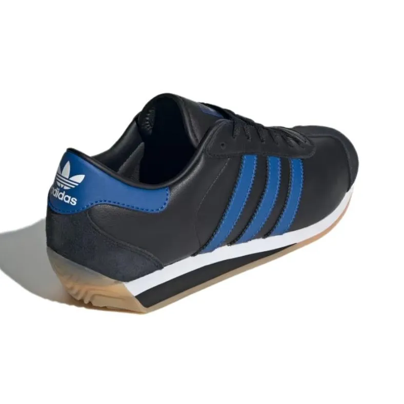 Adidas Originals Country 2 Anti Slip Wear Resistant Low Top Casual Shoes Unisex Black-3