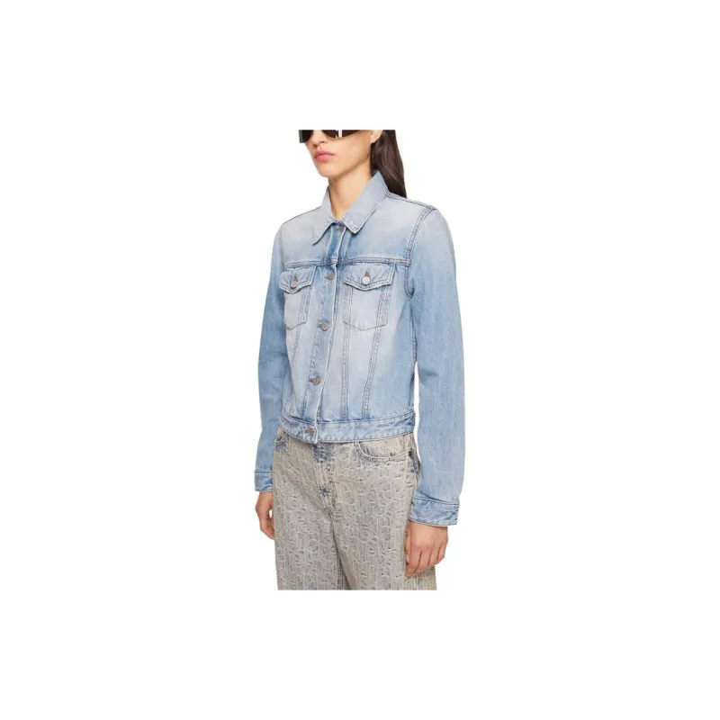 Acne Studios Cropped Denim Jacket-3