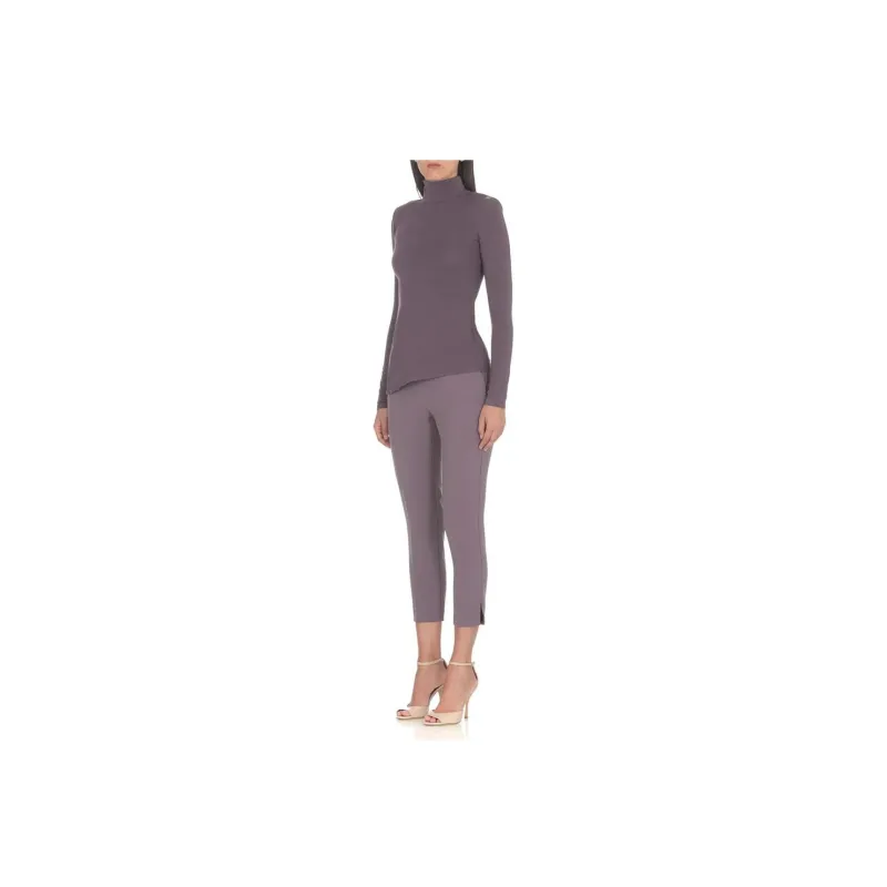 Elisabetta Franchi Casual Pants Women's Purple-1