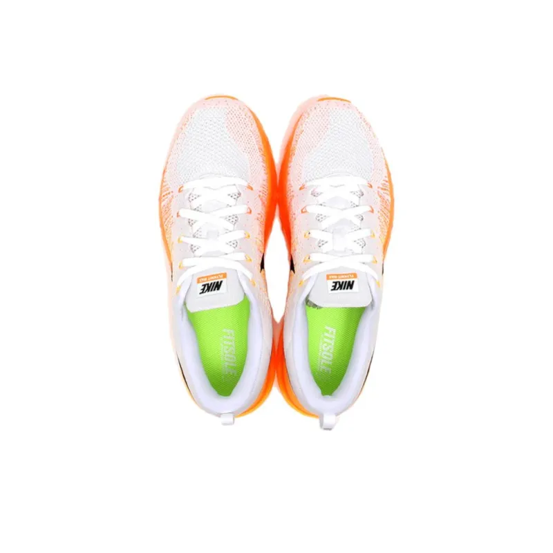 Nike Flyknit Max White Orange-3