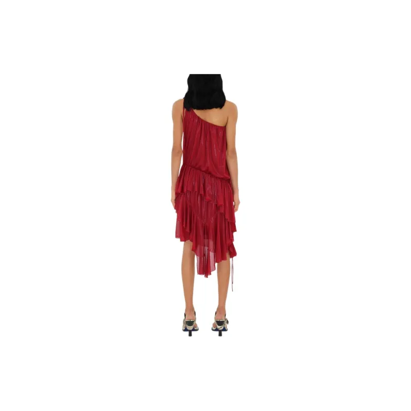 Burberry Sleeveless Dress Women's Red-3