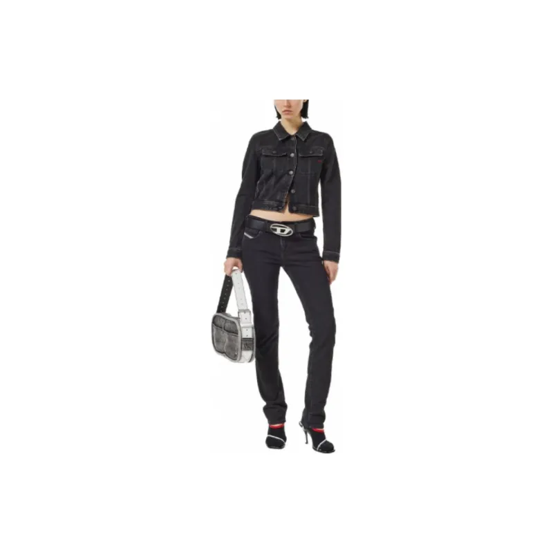 DIESEL De-Slimmy Cropped Denim Jacket-1