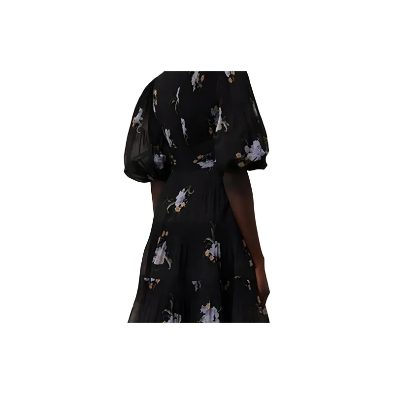 Zimmermann Floral Printed Pleated Midi Dress-5