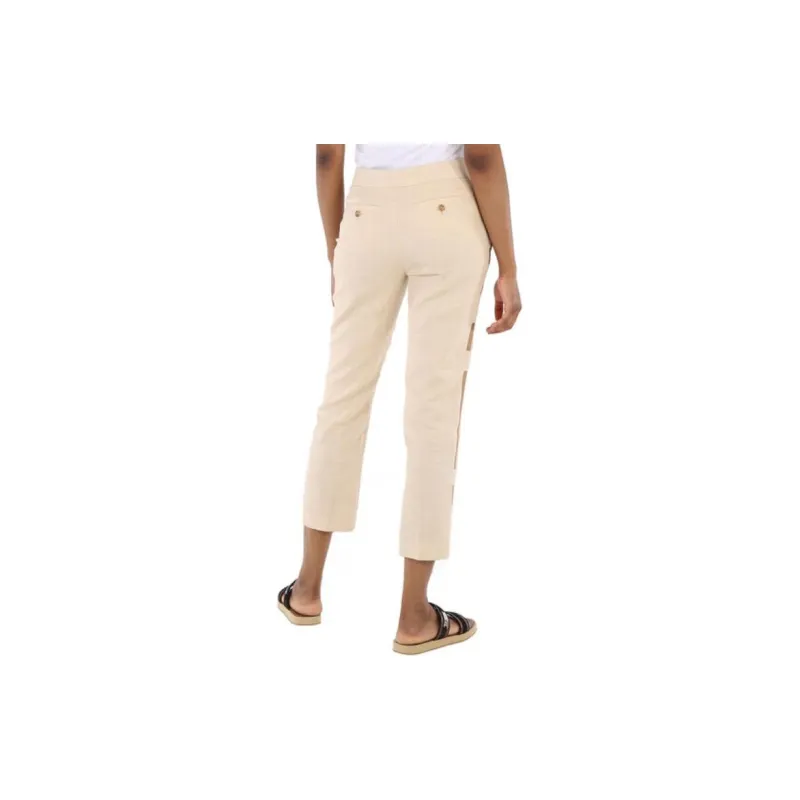 Burberry Casual Pants Women's Beige-3