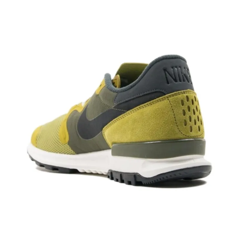 Nike Air Berwuda Cushioning, Wear Resistant Low Top Running Shoes Men's Black Green-3