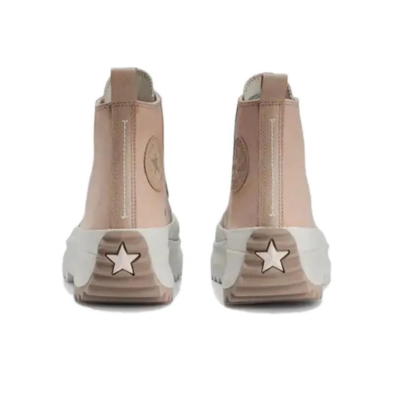 Converse Run Star Hike Anti-Slip Wear-Resistant High-Top Canvas Shoes Women's Flesh Pink-3