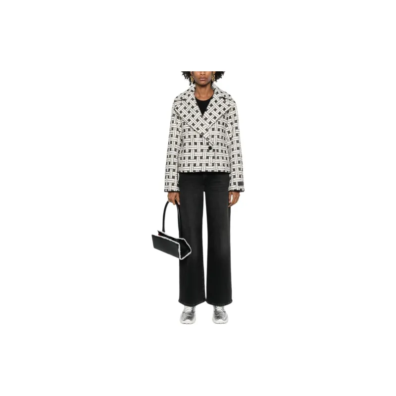 KENZO Check pattern Double breasted Jacket-1