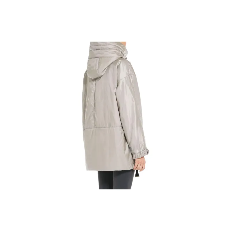 MAXMARA THE CUBE Greenfe Collection Water-Repellent Canvas Jacket Jackets Coats Women's Light Gray-3