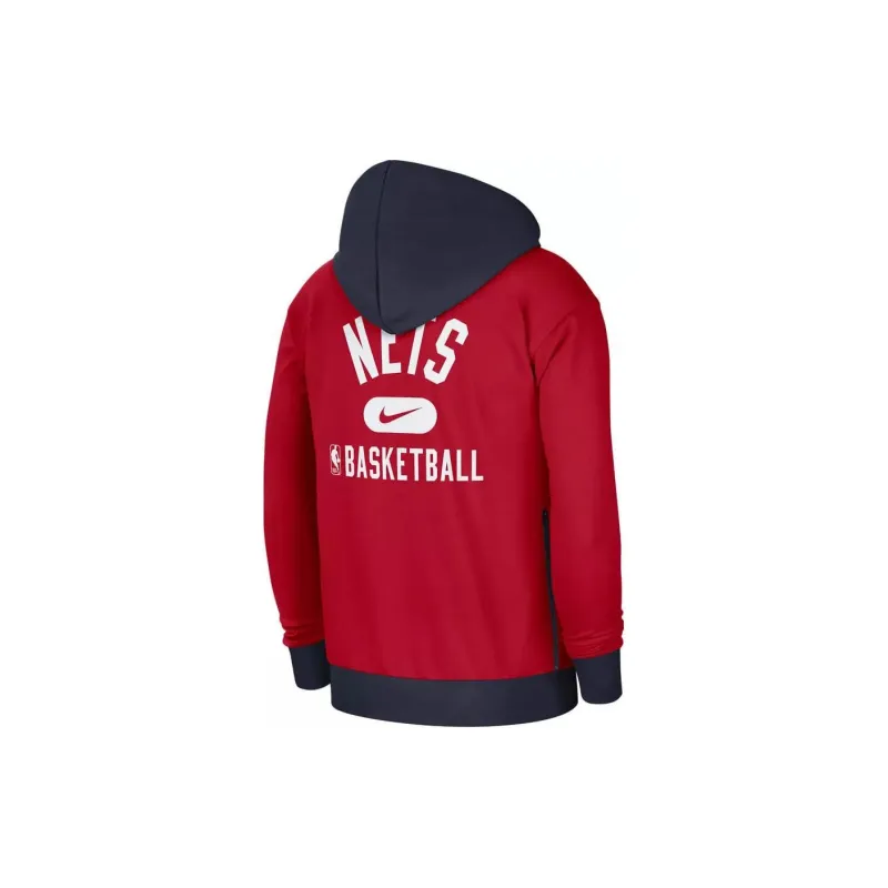 Nike Nba Brooklyn Nets Courtside Full Zip Fleece Hoodie-1