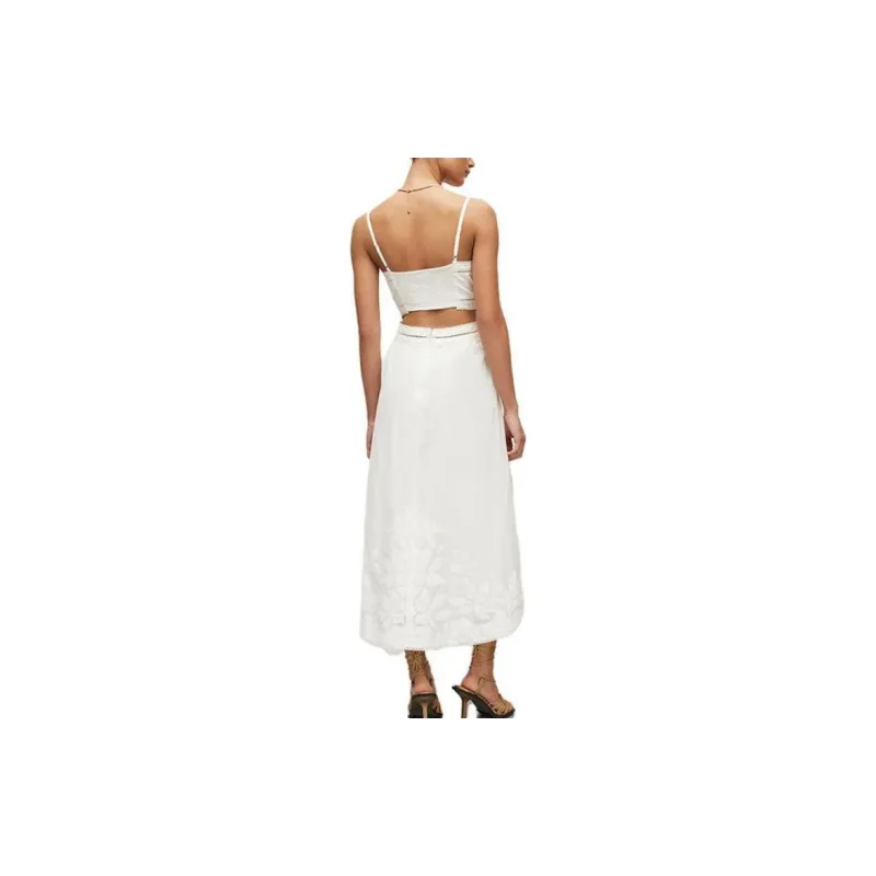 ALLSAINTS Slip Dresses Women's White-2