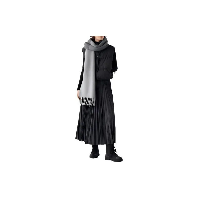 UNIQLO C Collection Casual Long Skirts Women's Dark Gray-1