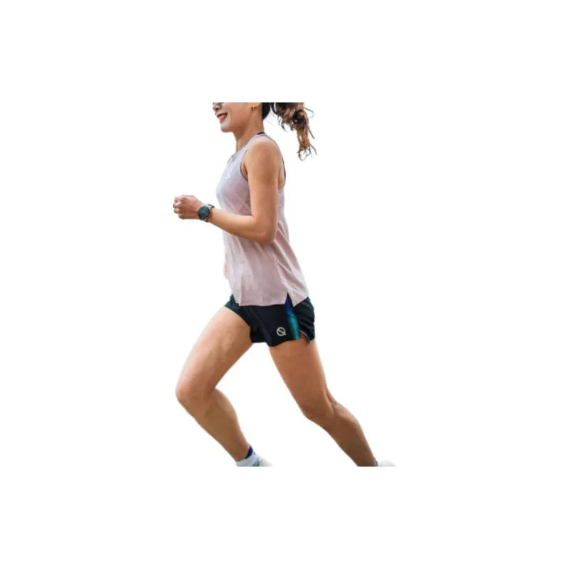 Qinkung Sport Vests Women's Gray Peach Pink-1