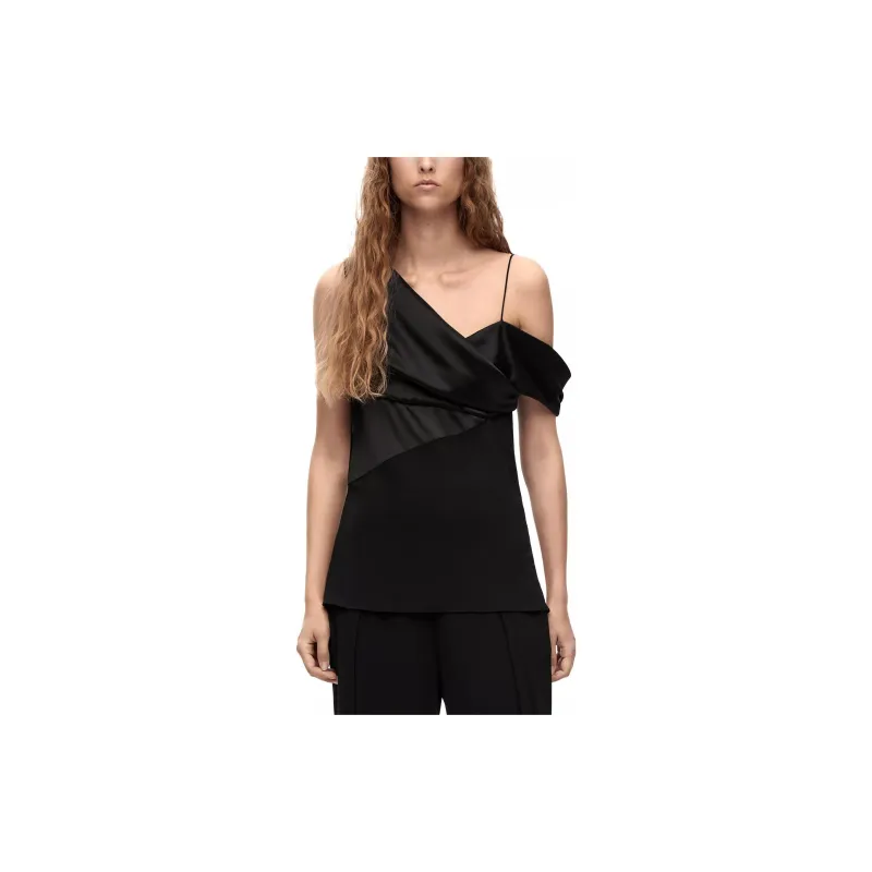 LOEWE Draped Top 'Black'-1