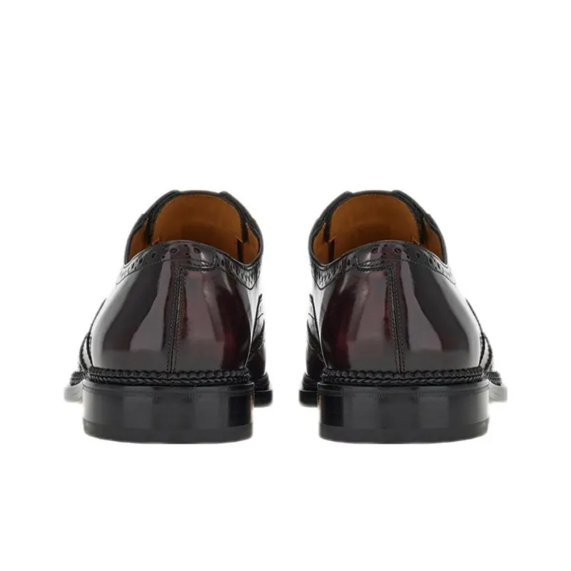 FERRAGAMO Dress Shoes Men's Red Black-3