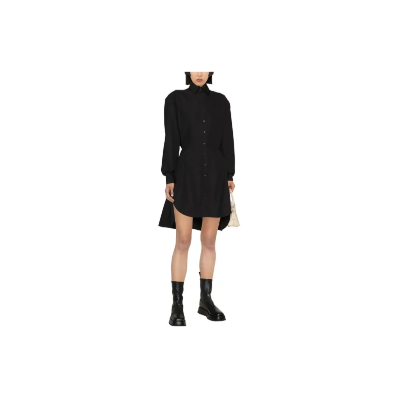 Alaia Long-Sleeved Dresses Women's Black-1