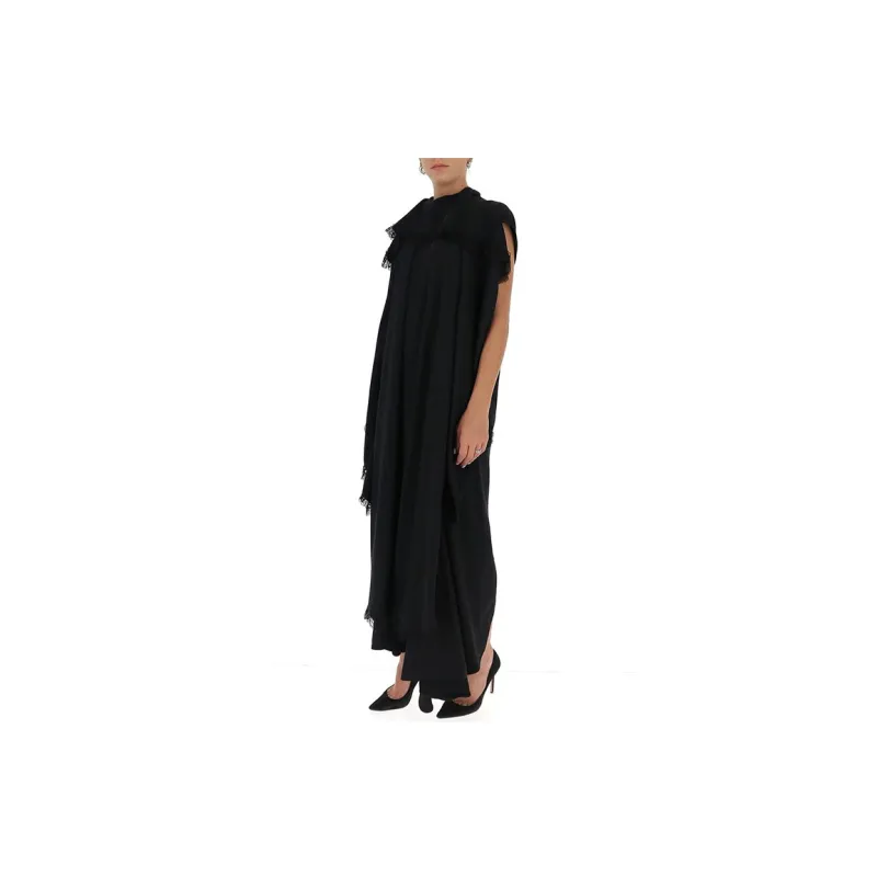 Balenciaga Draped Maxi Dress-4