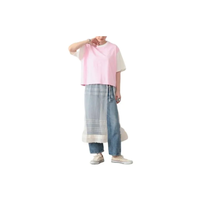 Beams Bespoke 2 Tone & Crazy T-Shirt T-Shirt Women's-9