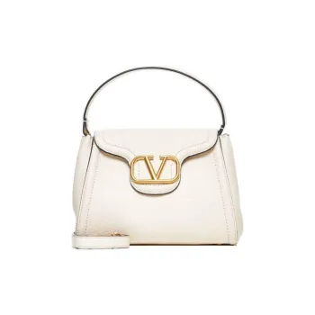 Valentino VLogo Signature Foldover Top Tote Bag