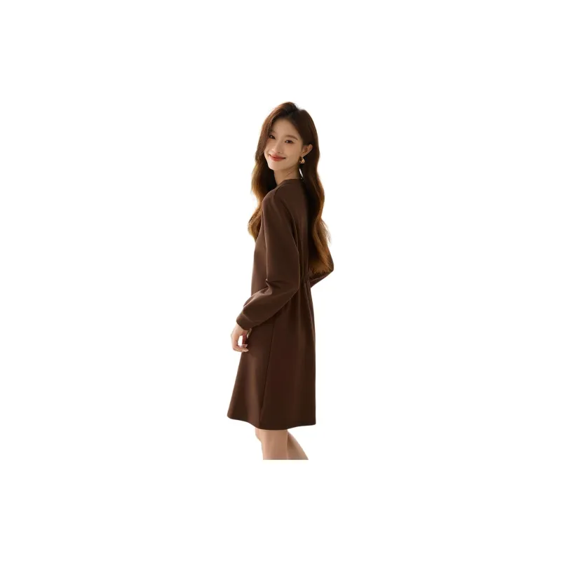 Mo Han Yi Mei Long Sleeved Dresses Women's-2