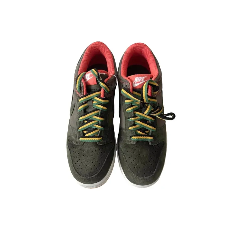 Nike Dunk Low Newsprint/Dark Army Gum Light Brown Women's-1