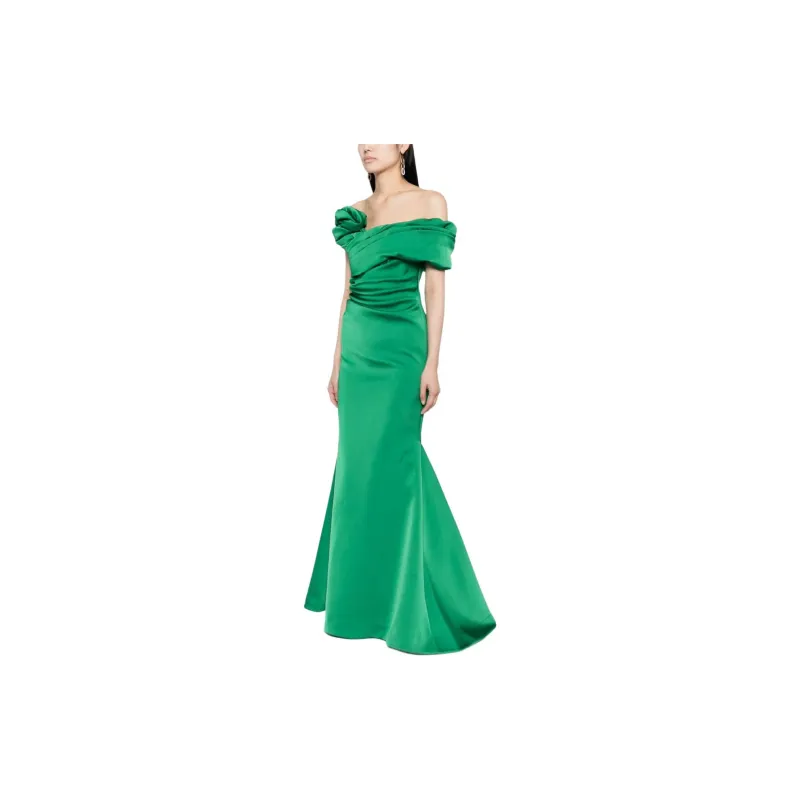 RACHEL GILBERT Edan Asymmetric Mermaid Maxi Dress-3