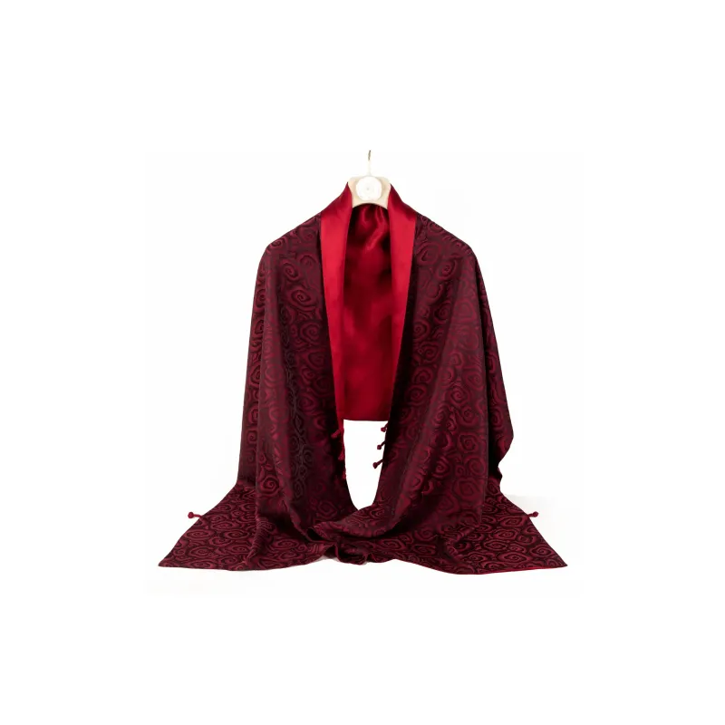 Shanghai Story 100% Mulberry Silk Scarves Women's Auspicious Clouds, Gift Box Set-0