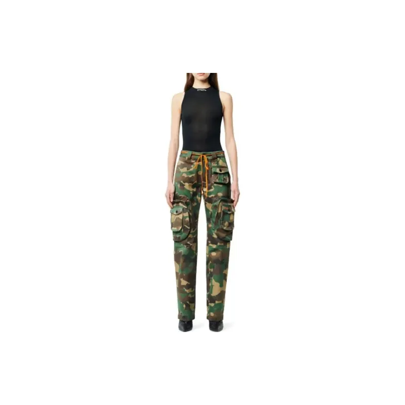 HERON PRESTON Cargo Pocket Trousers 'Camo'-2