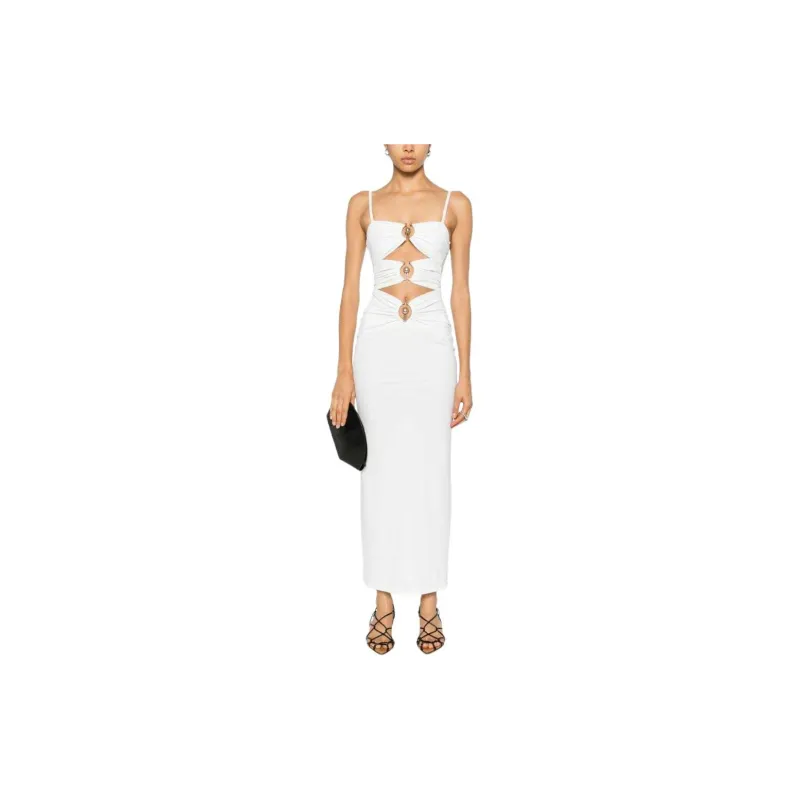 Christopher Esber Pierced Orbit Maxi Dress-1
