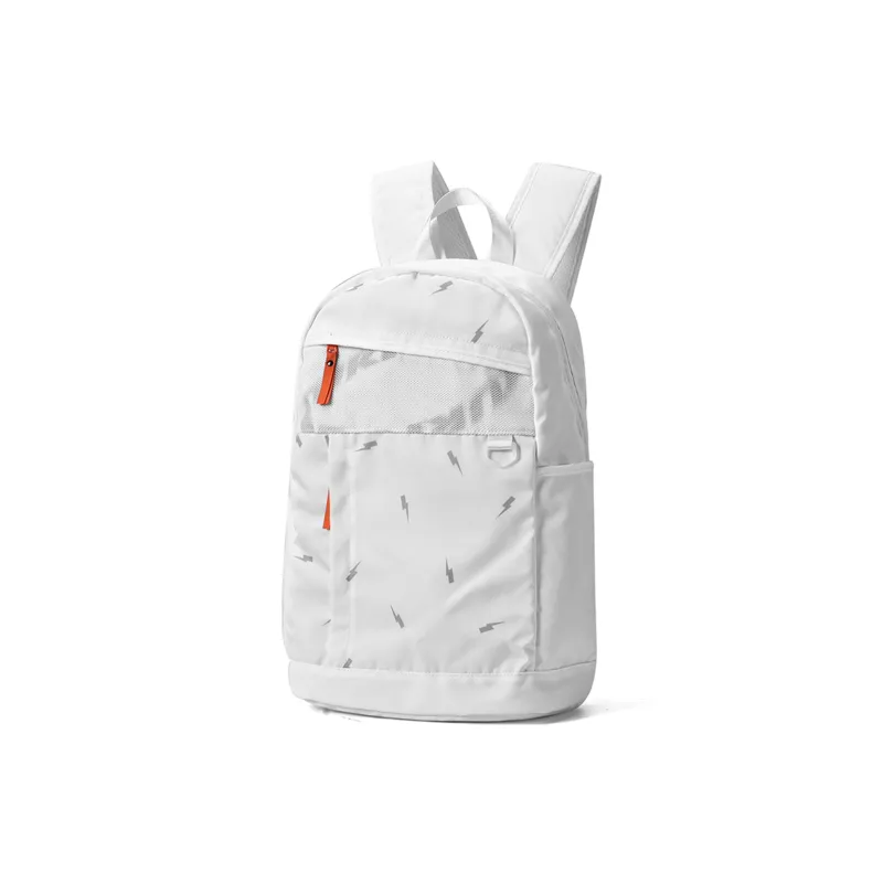 TURN UP Nylon Water Repellent Backpack Laptop Bag Regular Unisex White-1