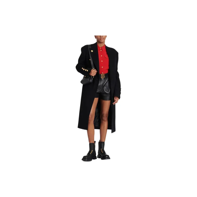 BALMAIN Shirts Women's Red-1